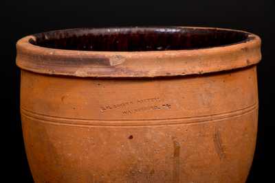 D.M. BAKER S POTTERY / WAYNESBORO, PA Redware Jar