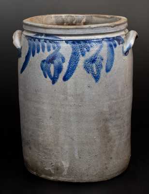 3 Gal. SOLOMON BELL / STRASBURG / VA Stoneware Jar w/ Cobalt Decoration