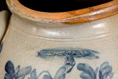 Rare 4 Gal. J. McKENZIE (Beaver, PA) Decorated Stoneware Jar