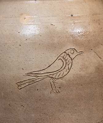 1 Gal. Stoneware Jar with Incised Decoration, New York State, circa 1830s