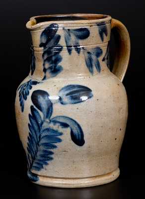 Remmey, Philadelphia, Stoneware Pitcher with Floral Decoration