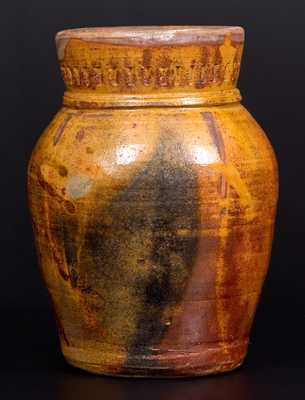 Fine and Scarce Lead-Glazed WINCHESTER, VA Redware Vase, Round Hill Pottery, circa 1930