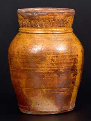 Fine and Scarce Lead-Glazed WINCHESTER, VA Redware Vase, Round Hill Pottery, circa 1930