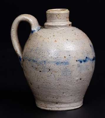 Rare Miniature Baltimore Stoneware Jug w/ Cobalt Decoration, c1850