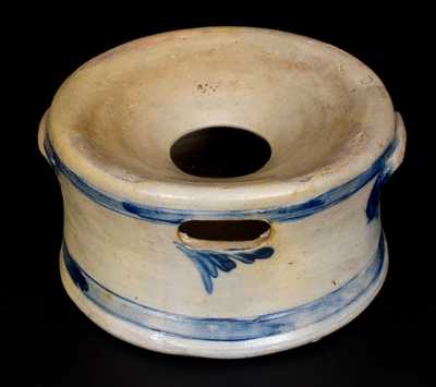 Large-Sized att. Richard Remmey, Philadelphia, PA, Stoneware Handled Spittoon