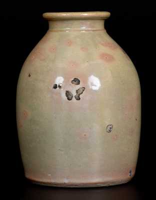Lead-Glazed Redware Canning Jar, possibly New York State or Canada