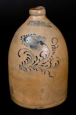 J. C. WAELDE / NORTH BAY Stoneware Jug with Floral Decoration