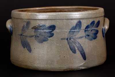 Attrib. R. J. Grier, Chester County, PA Stoneware Cake Crock