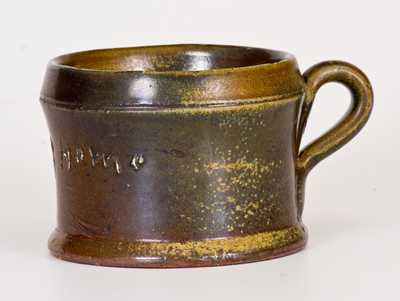 Stoneware Frog Mug Signed 