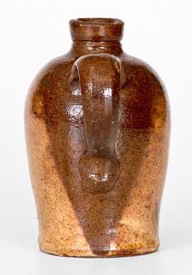 Scarce Glazed Redware Jug, Strasburg, VA, circa 1890