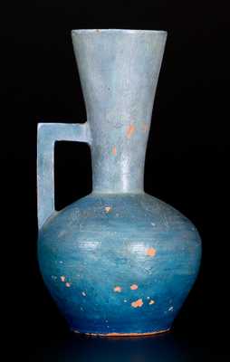 Rare SPEESE & SON / GETTYSBURG, PA Cold-Painted Redware Vase