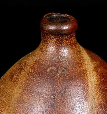 Extremely Rare English Stoneware Jug w/