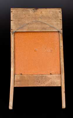 Rockingham Glazed Washboard, probably Ohio, circa 1890