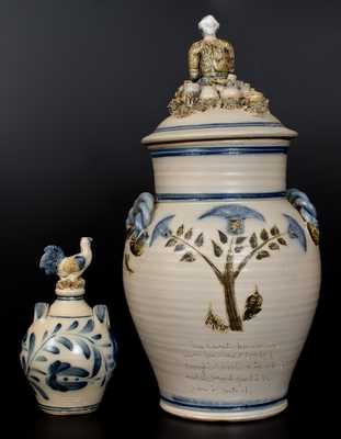 Lot of Two: WISCONSIN POTTERY Contemporary Stoneware Vessels