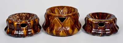 Lot of Three: Spittoons w/ Maker s Marks incl. Two Lyman Fenton & Co. / BENNINGTON, Vt.