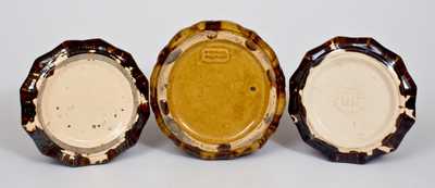 Lot of Three: Spittoons w/ Maker s Marks incl. Two Lyman Fenton & Co. / BENNINGTON, Vt.