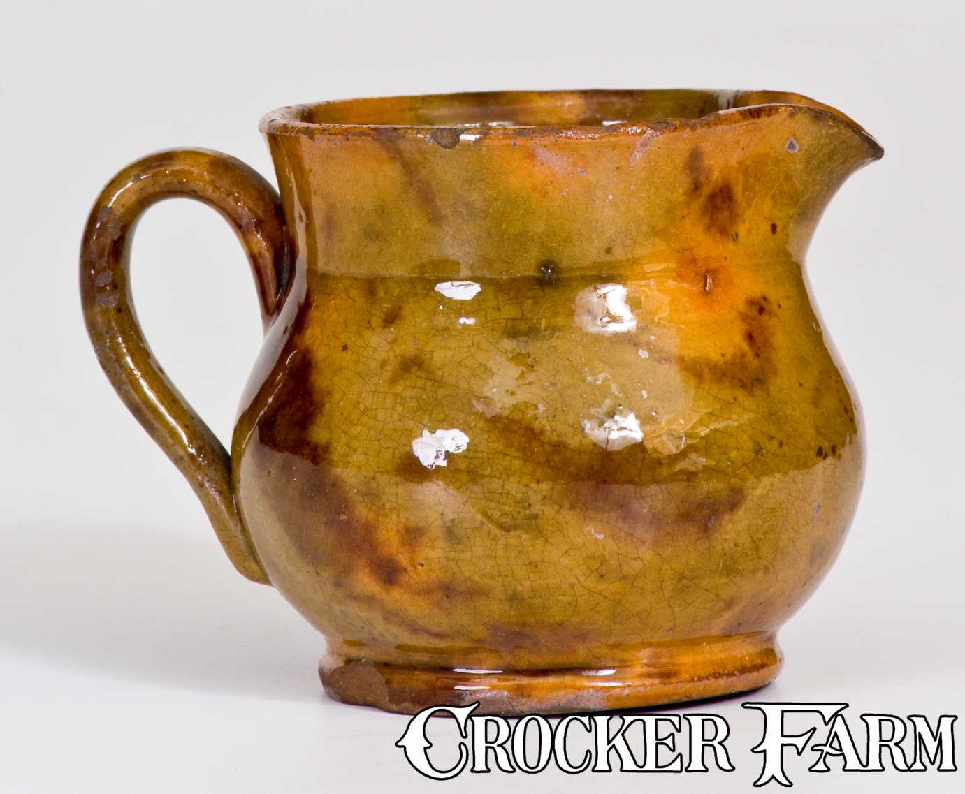 Miniature Glazed Redware Pitcher, Pennsylvania origin, second half 19th ...