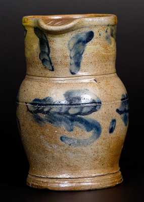 Quart-Sized attrib. Remmey, Philadelphia, Stoneware Pitcher