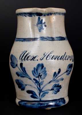 Fine Three-Quart Stoneware Presentation Pitcher, attrib. Richard C. Remmey, Philadelphia, PA