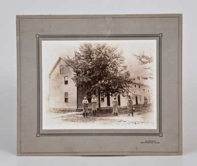 Rare Photograph of S. Bell & Son (Strasburg, Virginia) Pottery Building