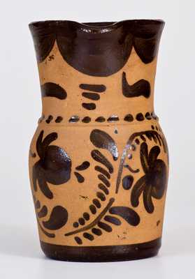 Tanware Pitcher, New Geneva, PA, circa 1880