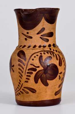 Tanware Pitcher, New Geneva, PA, circa 1880