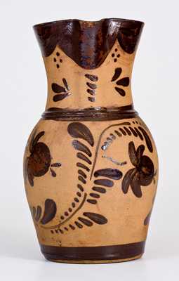 Large-Sized Tanware Pitcher, New Geneva, PA, circa 1880