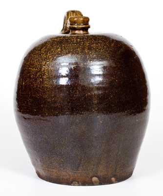 Alkaline-Glazed Stoneware Jug, Edgefield, SC, circa 1840s