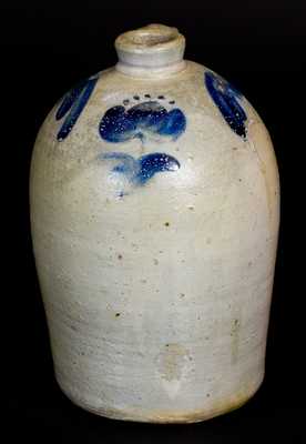 Stoneware Jug with Spotted Tulip Decoration att. John Bell, Waynesboro, PA