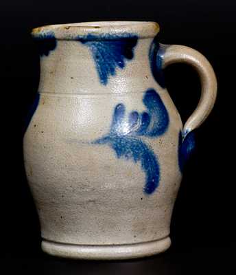 Quart-Sized attrib. R.C. Remmey Stoneware Pitcher, Philadelphia origin