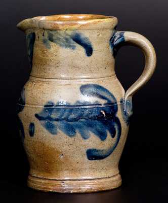 Quart-Sized attrib. Remmey, Philadelphia, Stoneware Pitcher
