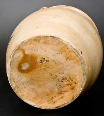 Exceptional J. & E. NORTON Jar w/ Basket-of-Flowers, House Scene and