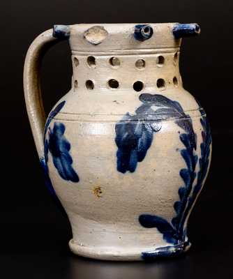 Exceedingly Rare and Important Remmey, Philadelphia Stoneware Puzzle Mug