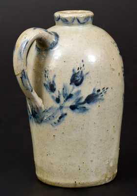 Extremely Rare JOHN BELL / WAYNESBORO Celadon-Glazed Stoneware Jug Inscribed 