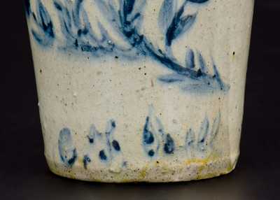 Extremely Rare JOHN BELL / WAYNESBORO Celadon-Glazed Stoneware Jug Inscribed 
