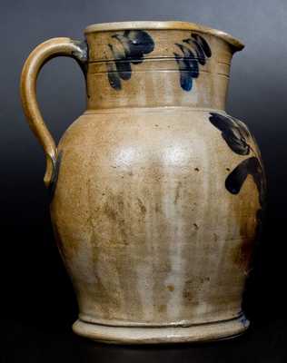 Fine One-and-a-Half-Gallon R.C.R. / PHILA. Stoneware Pitcher