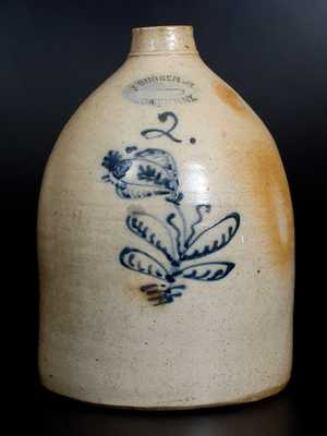 Two-Gallon J. BURGER, JR. / ROCHESTER, N.Y. Stoneware Jug