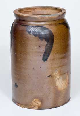 Rare Baltimore Stoneware Advertising Jar for H. WITTICHS / MUSTARD MANUFACTORY