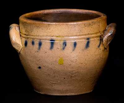 Miniature Ovoid Stoneware Jar, probably New York State, circa 1825