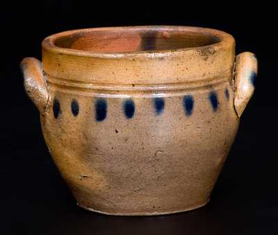 Miniature Ovoid Stoneware Jar, probably New York State, circa 1825