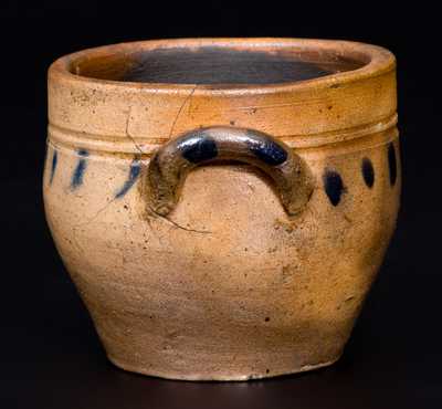 Miniature Ovoid Stoneware Jar, probably New York State, circa 1825