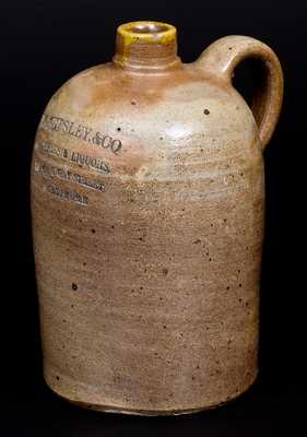 E. G. HIPSLEY & CO. / BALTIMORE Stoneware Advertising Jug