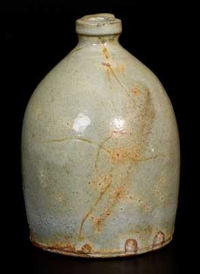 1/4 Gal. Glazed Redware Jug, probably New York State origin, circa 1840-1860