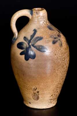 1/4 Gal. Decorated Stoneware Jug, late 18th or early 19th century