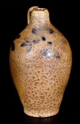 1/4 Gal. Decorated Stoneware Jug, late 18th or early 19th century
