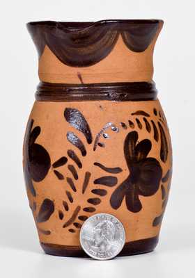 Small-Sized Tanware Pitcher, New Geneva, PA, circa 1880