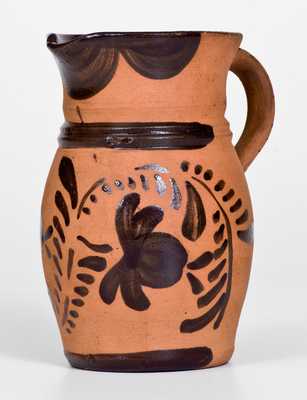 Small-Sized Tanware Pitcher, New Geneva, PA, circa 1880