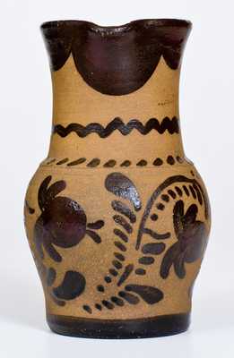 Tanware Pitcher, New Geneva, PA, circa 1880