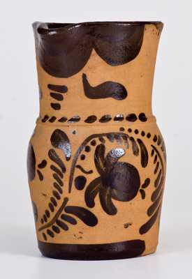 Tanware Pitcher, New Geneva, PA, circa 1880