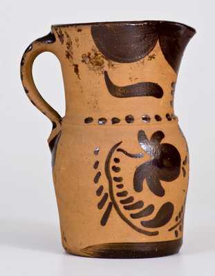 Tanware Pitcher, New Geneva, PA, circa 1880
